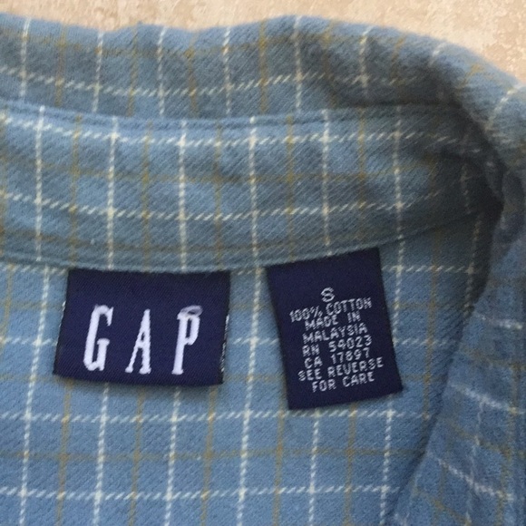 GAP Button Down Gingham Shirt Blouse - Picture 3 of 8